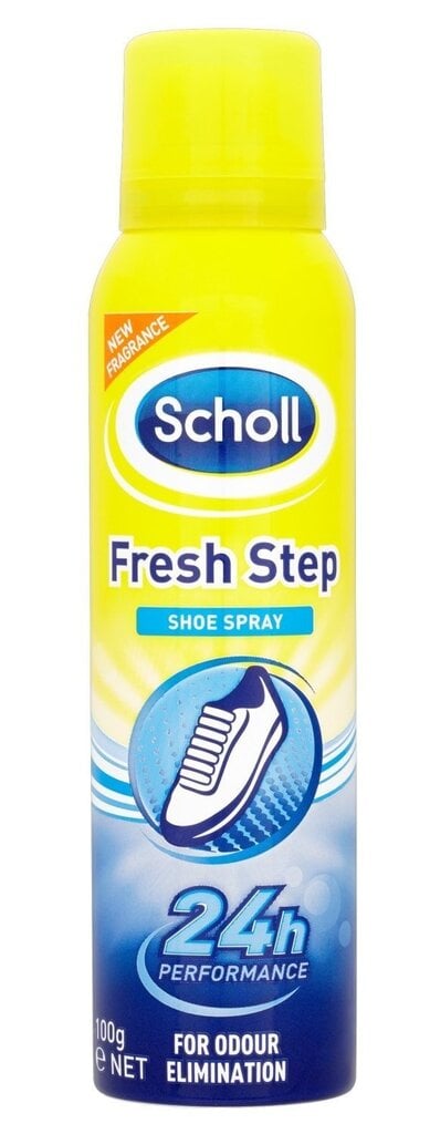 Scholl Fresch Step purškiamas dezodorantas batams, 150 ml kaina ir informacija | Drabužių ir avalynės priežiūros priemonės | pigu.lt
