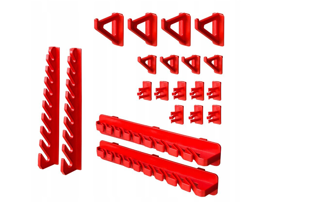 Sienelė įrankiams su įvairiomis lentynomis 172 x 78 cm kaina ir informacija | Įrankių dėžės, laikikliai | pigu.lt