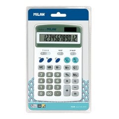 Skaičiavimo mašinėlė 40920BL MILAN kaina ir informacija | Kanceliarinės prekės | pigu.lt