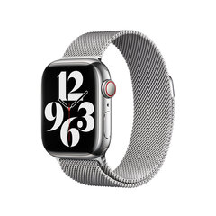 Apple Watch Milanese Loop Silver 42-44-45mm цена и информация | Аксессуары для смарт-часов и браслетов | pigu.lt