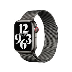 Apple Watch Milanese Loop BLACK 42-44-45mm цена и информация | Аксессуары для смарт-часов и браслетов | pigu.lt