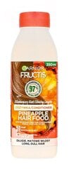 Питательный кондиционер для длинных, потерявших блеск волос Garnier Fructis Hair Food Pineapple, 350 мл цена и информация | Бальзамы, кондиционеры | pigu.lt