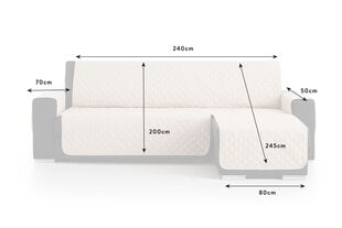 Односторонняя защита для углового дивана Bestcovers, 240 см цена и информация | Чехлы для мебели | pigu.lt