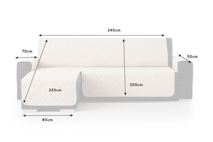 Bestcovers vienpusė kampinės sofos danga, 240 cm цена и информация | Чехлы для мебели | pigu.lt