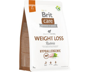 Brit Care Hypoallergenic сухой корм для взрослых собак с избыточным весом, 3 кг цена и информация | Сухой корм для собак | pigu.lt