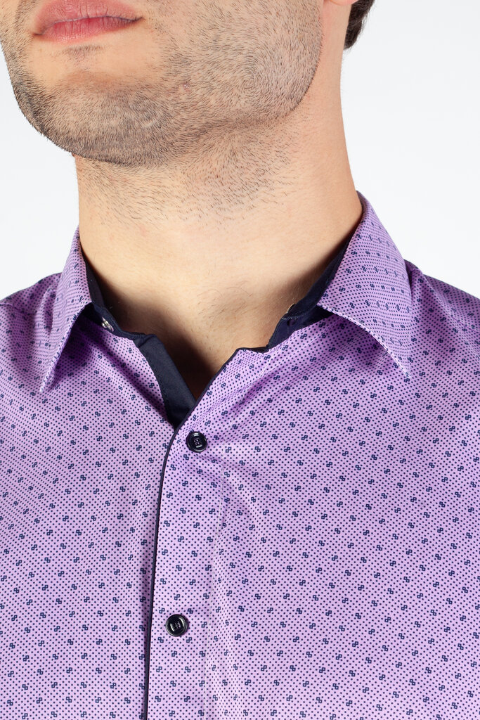 Marškiniai vyrams Infinity, violetiniai kaina ir informacija | Vyriški marškiniai | pigu.lt