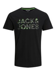 Marškinėliai vyrams Jack & Jones, juodi kaina ir informacija | Vyriški marškinėliai | pigu.lt