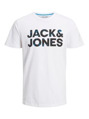 Детская футболка Jack & Jones, 12230626*02, белая, 5715414064504 цена и информация | Рубашка для мальчиков | pigu.lt