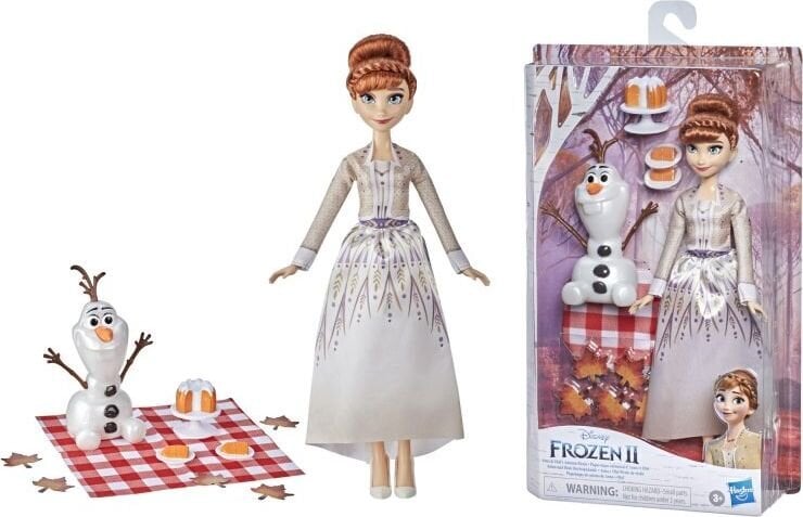 Lėlė Hasbro Frozen 2 Anna and Olaf Autumn Picnic kaina ir informacija | Žaislai mergaitėms | pigu.lt