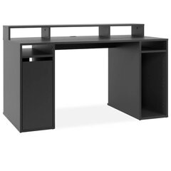 Kompiuterinis stalas Actona, 140x70x85cm, juodas kaina ir informacija | Kompiuteriniai, rašomieji stalai | pigu.lt