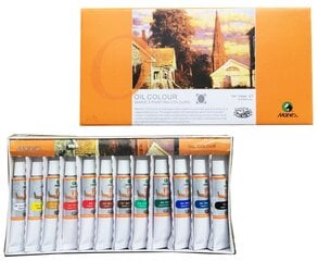 Набор масляных красок Maries, 12 шт цена и информация | Принадлежности для рисования, лепки | pigu.lt