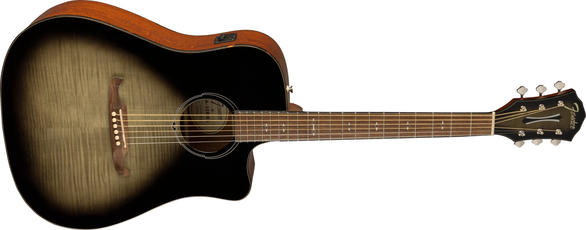 Elektro-akustinė gitara Fender FA-325CE, Mnlght Brst WN kaina ir informacija | Gitaros | pigu.lt