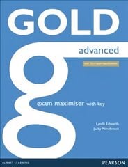 Gold Advanced Maximiser with Key New edition, Advanced, Gold Advanced Maximiser with Key цена и информация | Пособия по изучению иностранных языков | pigu.lt