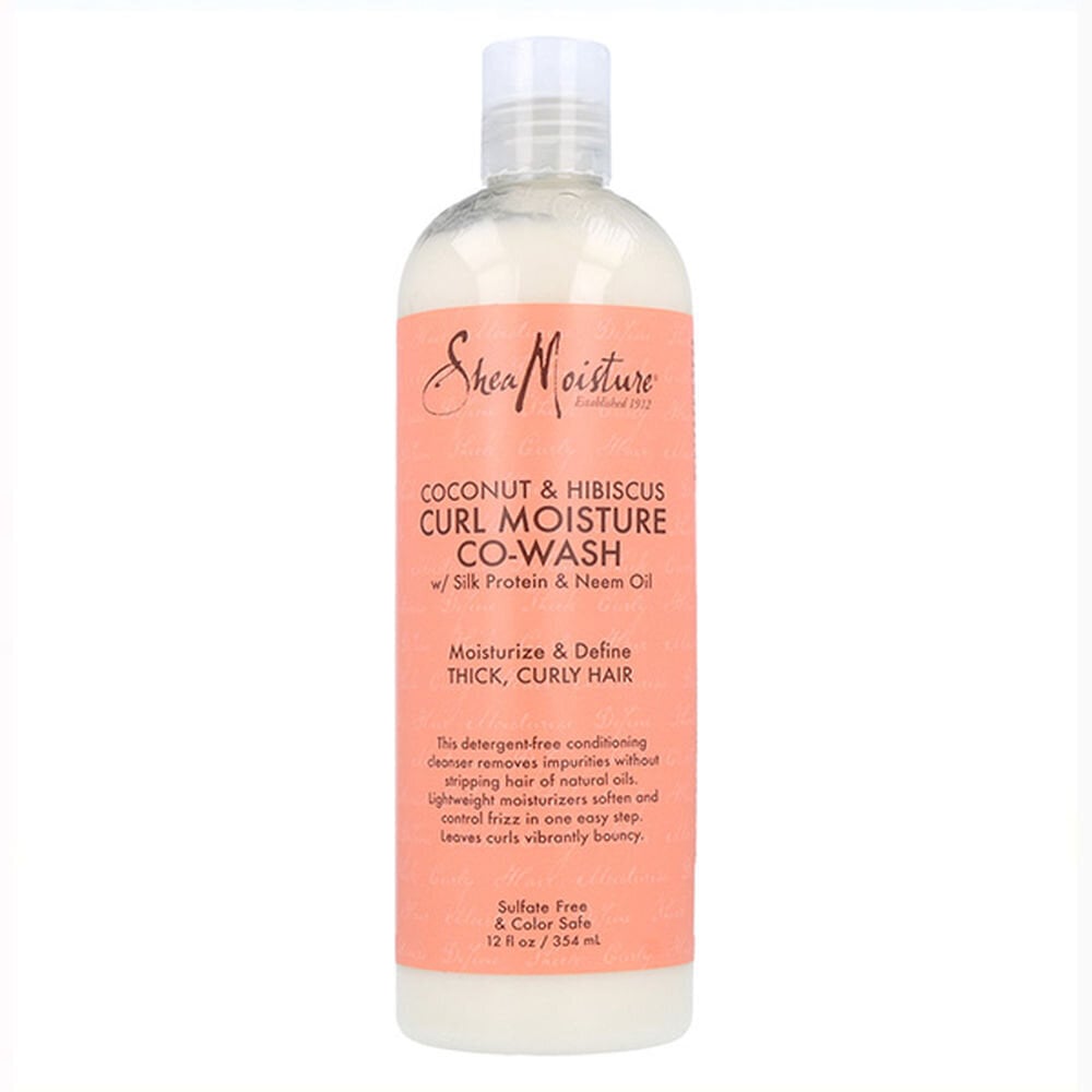 Drėkinantis šampūnas Shea Moisture Coconut & Hibiscus Curl Moisture Co-Wash, 354 ml kaina ir informacija | Šampūnai | pigu.lt