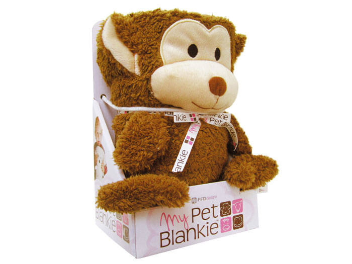 Minkšta antklodė beždžionė, ruda, Jokomisiada kaina ir informacija | Minkšti (pliušiniai) žaislai | pigu.lt