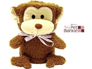 Мягкое одеяло обезьянка, коричневое цена и информация | Мягкие игрушки | pigu.lt