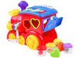 Interaktyvus traukinys su blokeliais, Hola kaina ir informacija | Lavinamieji žaislai | pigu.lt