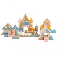 Деревянные Монтессори блоки "Город", Viga PolarB цена и информация | Игрушки для малышей | pigu.lt