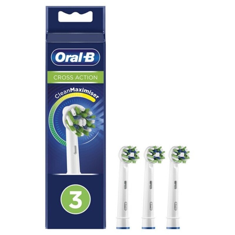 Oral-B EB 50-3 FFS Cross Action kaina ir informacija | Elektrinių dantų šepetėlių antgaliai | pigu.lt