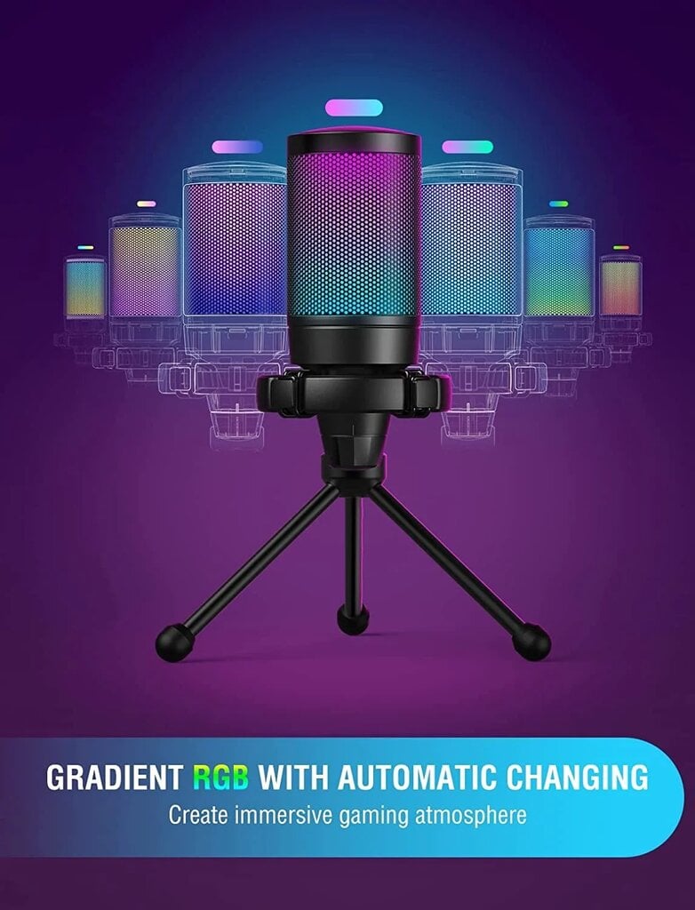 Fifine AmpliGame A6V RGB kaina ir informacija | Mikrofonai | pigu.lt