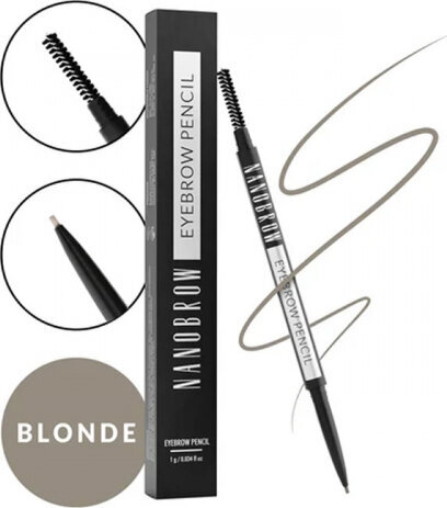 Antakių pieštukas Nanobrow 2 in 1 Blonde, 1 ml kaina ir informacija | Akių šešėliai, pieštukai, blakstienų tušai, serumai | pigu.lt