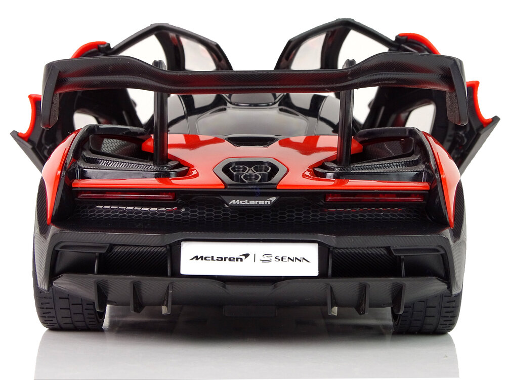 Rastar Nuotoliniu būdu valdomas automobilis McLaren Senna Rastar, raudonas kaina ir informacija | Žaislai berniukams | pigu.lt