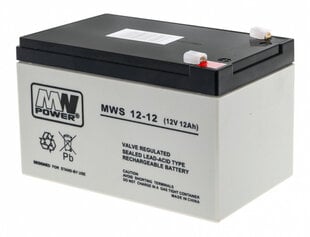 Аккумулятор MWpower 12В 12AH цена и информация | Аккумуляторы | pigu.lt