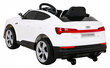 Vienvietis elektromobilis Audi E-tron Sportback, baltas kaina ir informacija | Elektromobiliai vaikams | pigu.lt