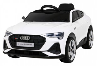 Vienvietis elektromobilis Audi E-tron Sportback, baltas kaina ir informacija | Audi Vaikams ir kūdikiams | pigu.lt