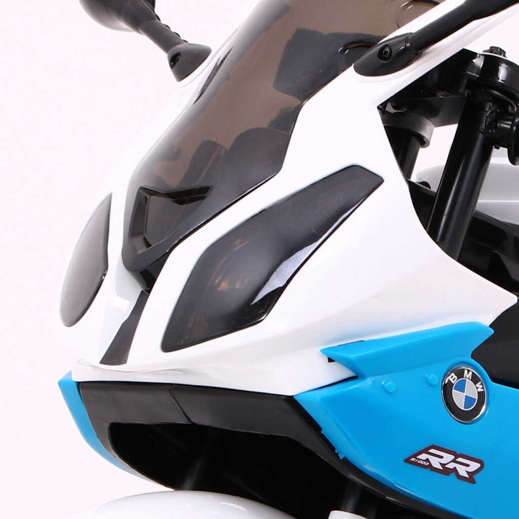 Elektrinis motociklas BMW S1000 RR, mėlynas kaina ir informacija | Elektromobiliai vaikams | pigu.lt