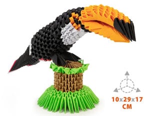 Alexander 3D origami kūrybinis rinkinys, Tukanas kaina ir informacija | Lavinamieji žaislai | pigu.lt