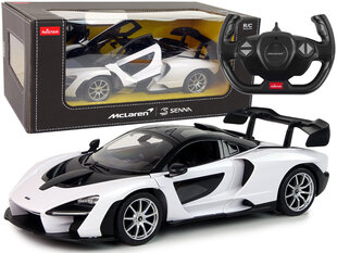 Rastar Nuotoliniu būdu valdomas automobilis McLaren Senna Rastar, baltas kaina ir informacija | Žaislai berniukams | pigu.lt