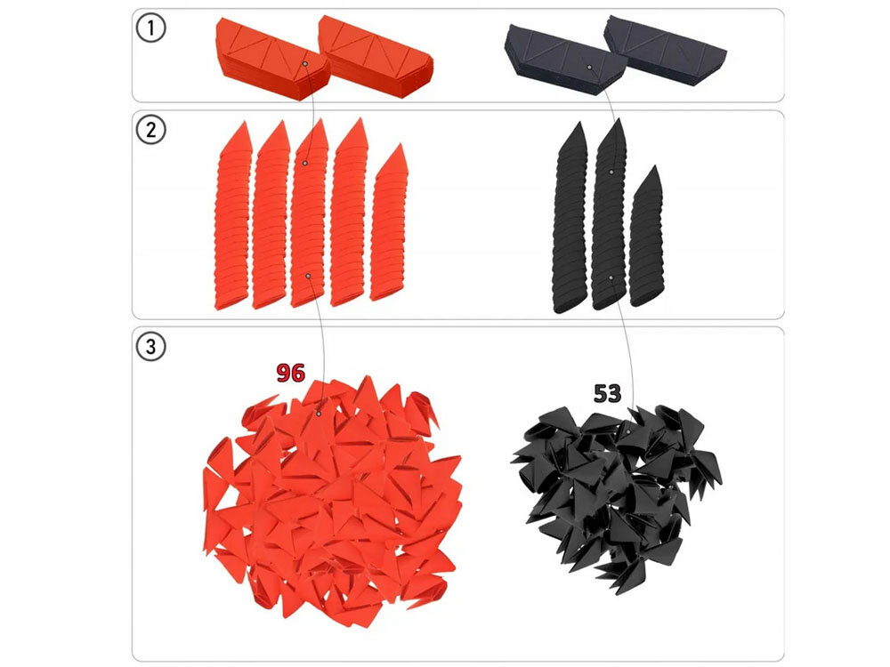 Alexander 3D origami kūrybinis rinkinys, voras kaina ir informacija | Lavinamieji žaislai | pigu.lt