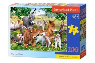 Dėlionė Castorland Ūkis, 100 d. kaina ir informacija | Dėlionės (puzzle) | pigu.lt