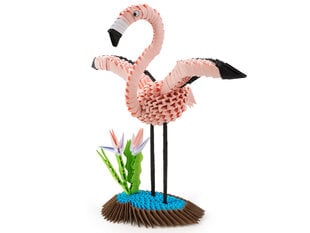 Александр 3D оригами набор для творчества, фламинго цена и информация | Развивающие игрушки | pigu.lt