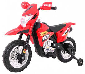 Elektrinis motociklas CROSS, raudonas kaina ir informacija | Elektromobiliai vaikams | pigu.lt