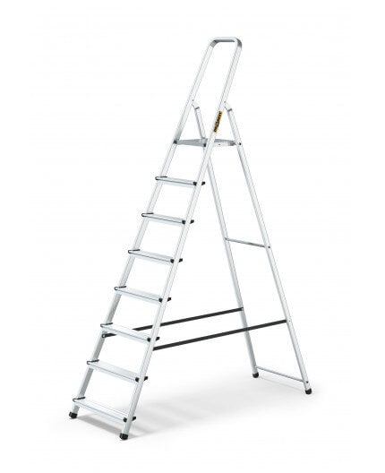 Buitinės kopėčios Drabest ALD8 150 kg, vienpusės, 8 pakopų цена и информация | Buitinės kopėčios, rampos | pigu.lt
