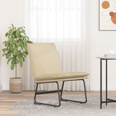 Poilsio kėdė, kreminė, 52x75x76cm цена и информация | Стулья для кухни и столовой | pigu.lt