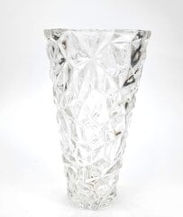 Vaza stiklinė 25x13.5 cm kaina ir informacija | Vazos | pigu.lt