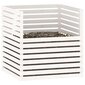 Komposto dėžė, 100x100x102 cm, balta kaina ir informacija | Komposto dėžės, lauko konteineriai | pigu.lt