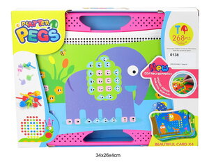 Мозайка детская, 268 деталей (0138) 4476 цена и информация | Развивающие игрушки | pigu.lt