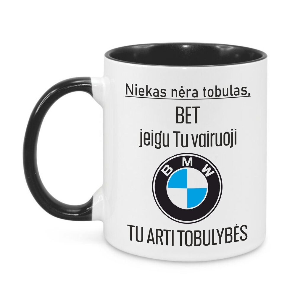 Keramikinis puodelis BMW kaina ir informacija | Originalūs puodeliai | pigu.lt