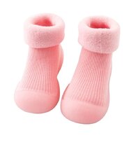 Детская обувь - носки, розовые с утеплением цена и информация | Детские тапочки, домашняя обувь | pigu.lt