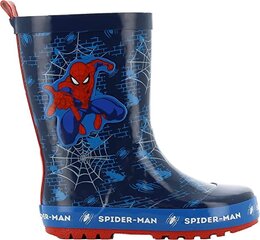 Leomil vaikiški guminiai batai Spider Man, mėlyni, 25 dydis kaina ir informacija | Guminiai batai vaikams | pigu.lt