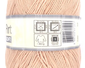 Mezgimo siūlai YarnArt Cotton Soft 100 g, spalva šviesiai ruda1R23 kaina ir informacija | Mezgimui | pigu.lt