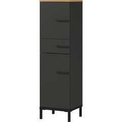 Шкаф 2671, черный цена и информация | Шкафчики в гостиную | pigu.lt