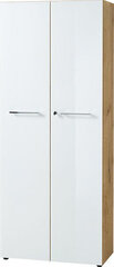 Шкаф 4204, белый/коричневый цвет цена и информация | Шкафы | pigu.lt