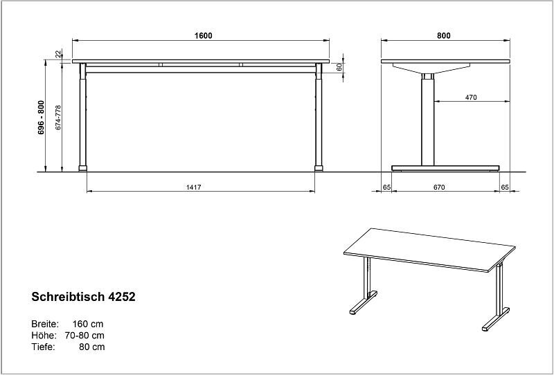 Rašomasis stalas 4252, rudas kaina ir informacija | Kompiuteriniai, rašomieji stalai | pigu.lt