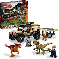 76951 LEGO® Jurassic World Piroraptoriaus ir dilofozauro transporteris kaina ir informacija | Konstruktoriai ir kaladėlės | pigu.lt