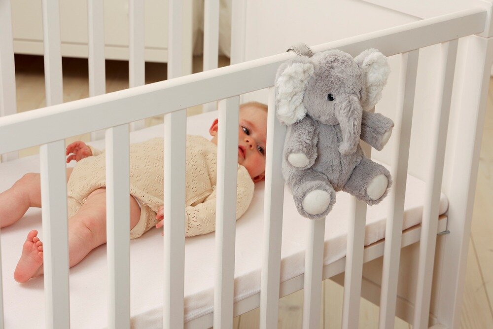 Muzikinis minkštas dramblys Elliot Elephant On The Go, Cloud B 320126 цена и информация | Žaislai kūdikiams | pigu.lt